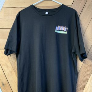T-shirt - Black/Assorted Colors Logo - L.jpg